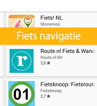 Navigatie voor op de fiets